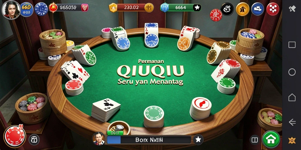 Screenshot gameplay QiuQiu yang seru dan menarik.