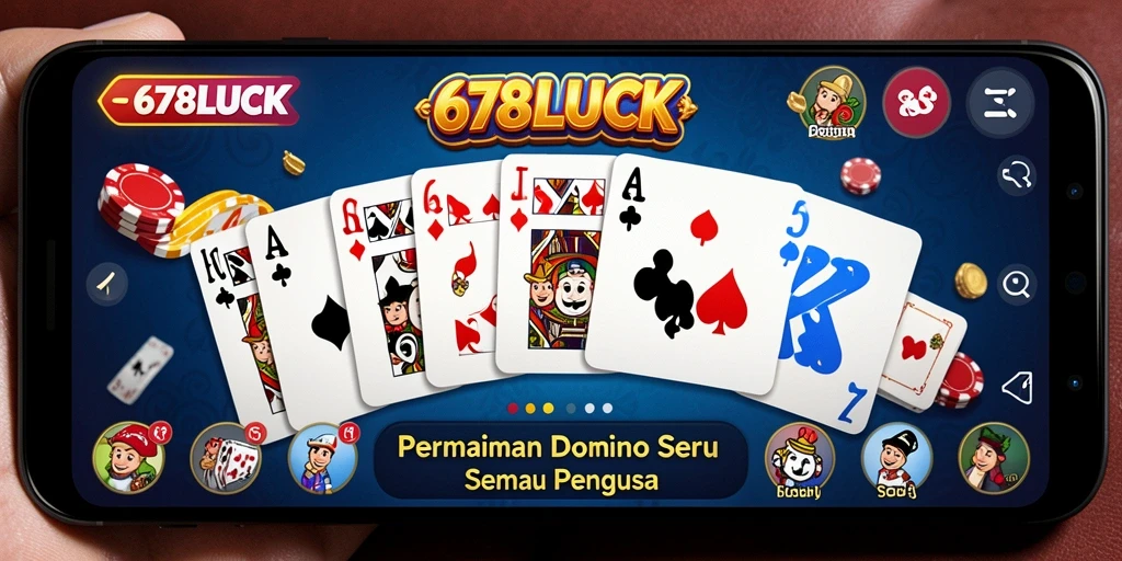 Tampilan gameplay seru dalam game Domino 678LUCK.
