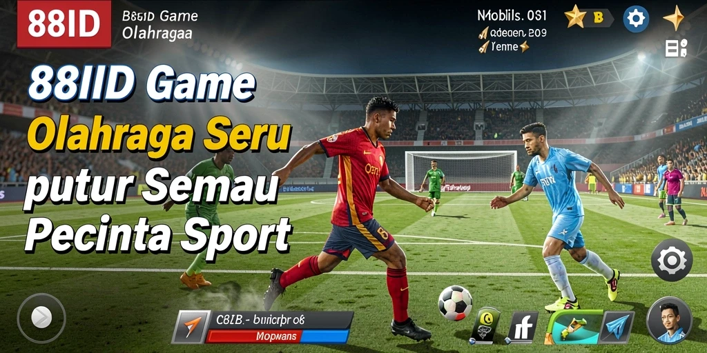 Tampilan gameplay menarik dari 88ID yang menggugah semangat olahraga.