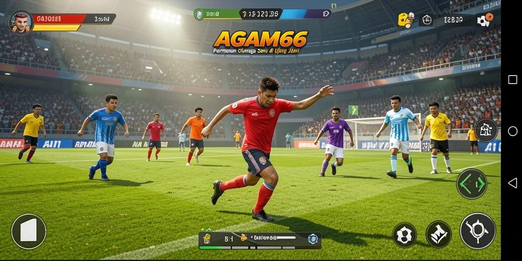 Tampilan seru dari gameplay AGAM66 yang menampilkan aksi olahraga.