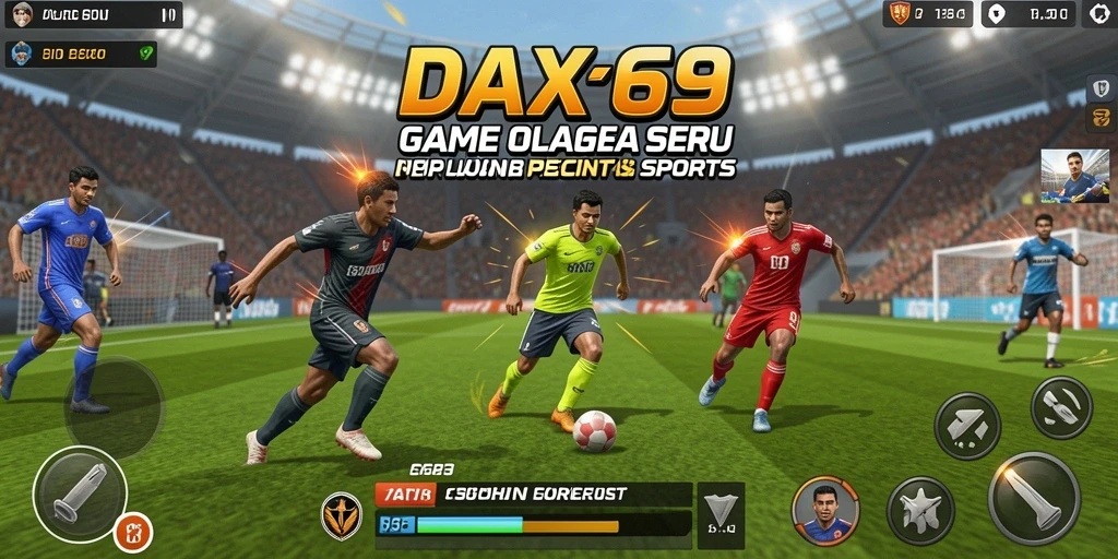 Tampilan gameplay DAX69 yang menarik dengan grafis olahraga yang mengesankan.