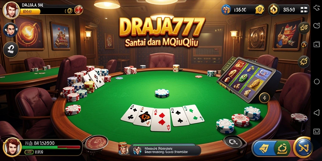 Screenshot gameplay QiuQiu DRAJA777 yang menarik.