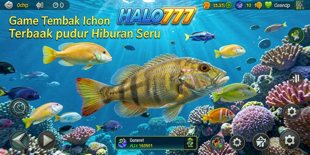 Screenshot gameplay HALO777 yang menampilkan penangkapan ikan seru.