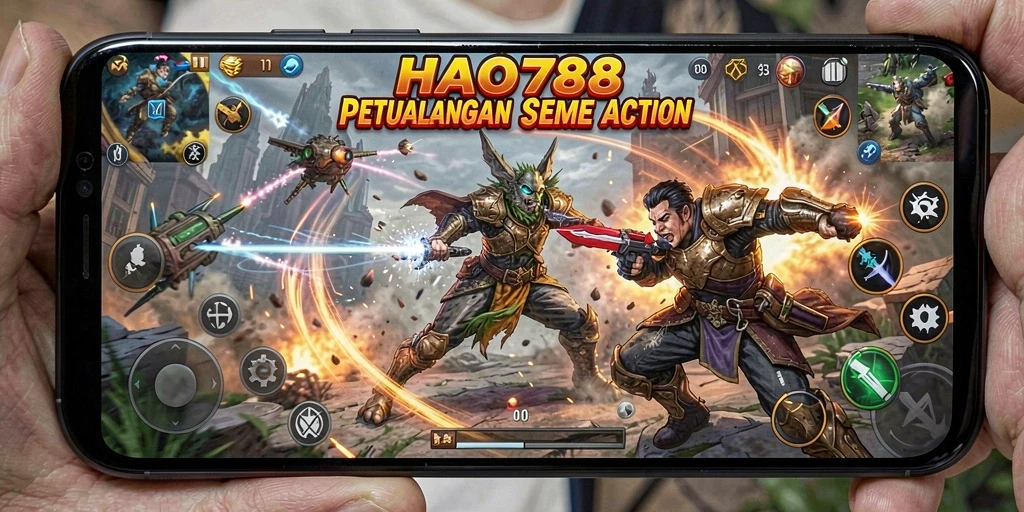 Tangkapan layar gameplay HAO788 yang menegangkan dan penuh aksi.