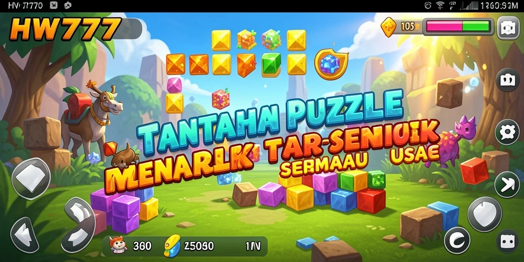 Tampilan gameplay HW777 yang menantang dan seru.