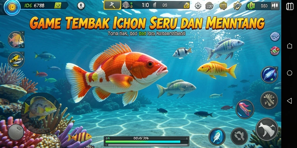 Tampilan menarik dari gameplay Tembak Ikan ID6788.