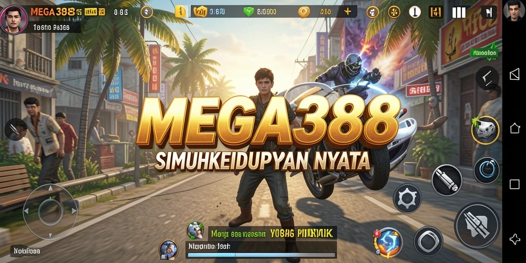 Tampilan gameplay realistis dari MEGA388 yang menarik dan menyenangkan.