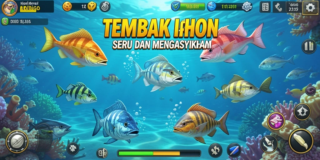 Screenshot ODDIGO menampilkan aksi seru menangkap ikan.
