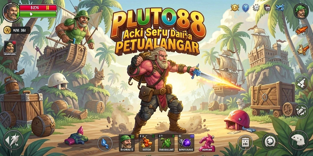 Gameplay mendebarkan dalam aksi seru PLUTO88.