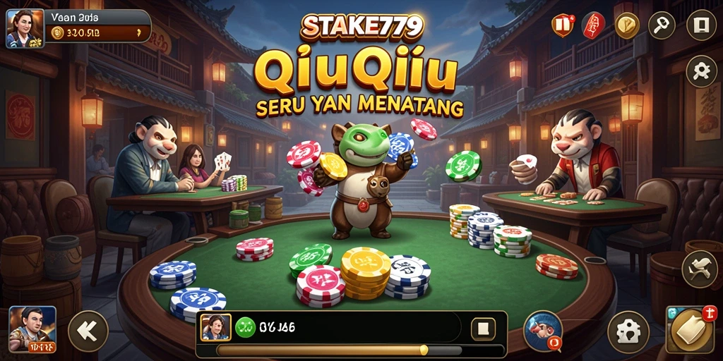Tampilan gameplay QiuQiu yang menarik di STAKE779.