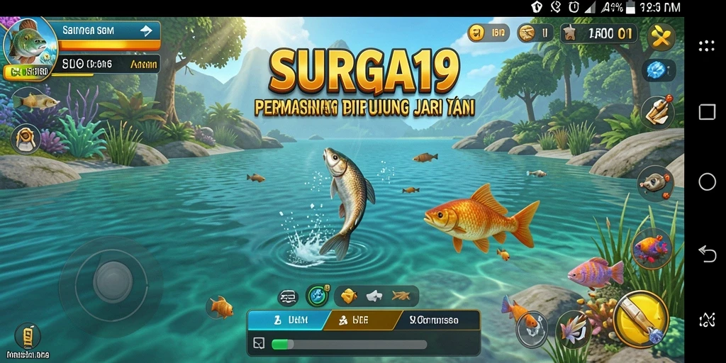 Gameplay SURGA19 yang memukau dengan pengalaman memancing yang realistis.