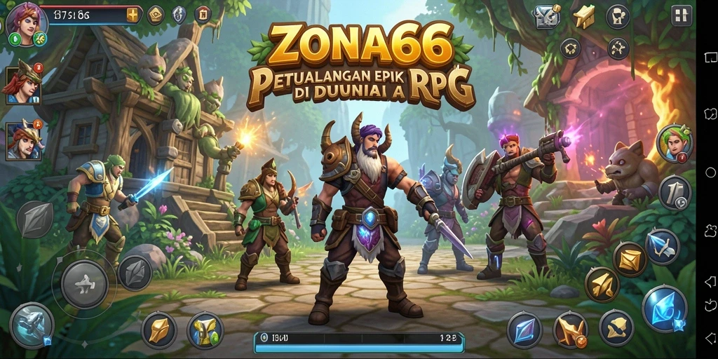 Tampilan gameplay ZONA66 yang memukau dan mendebarkan.