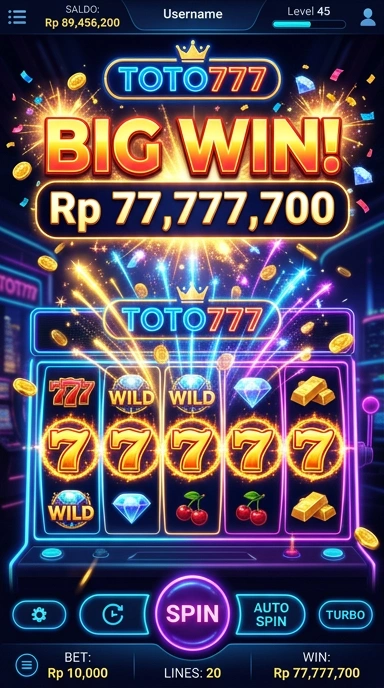 Tangkapan layar antarmuka pengguna toto777 yang intuitif.